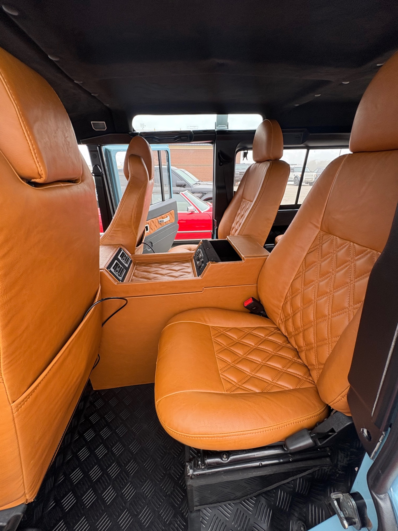 Rear interior with audio integration