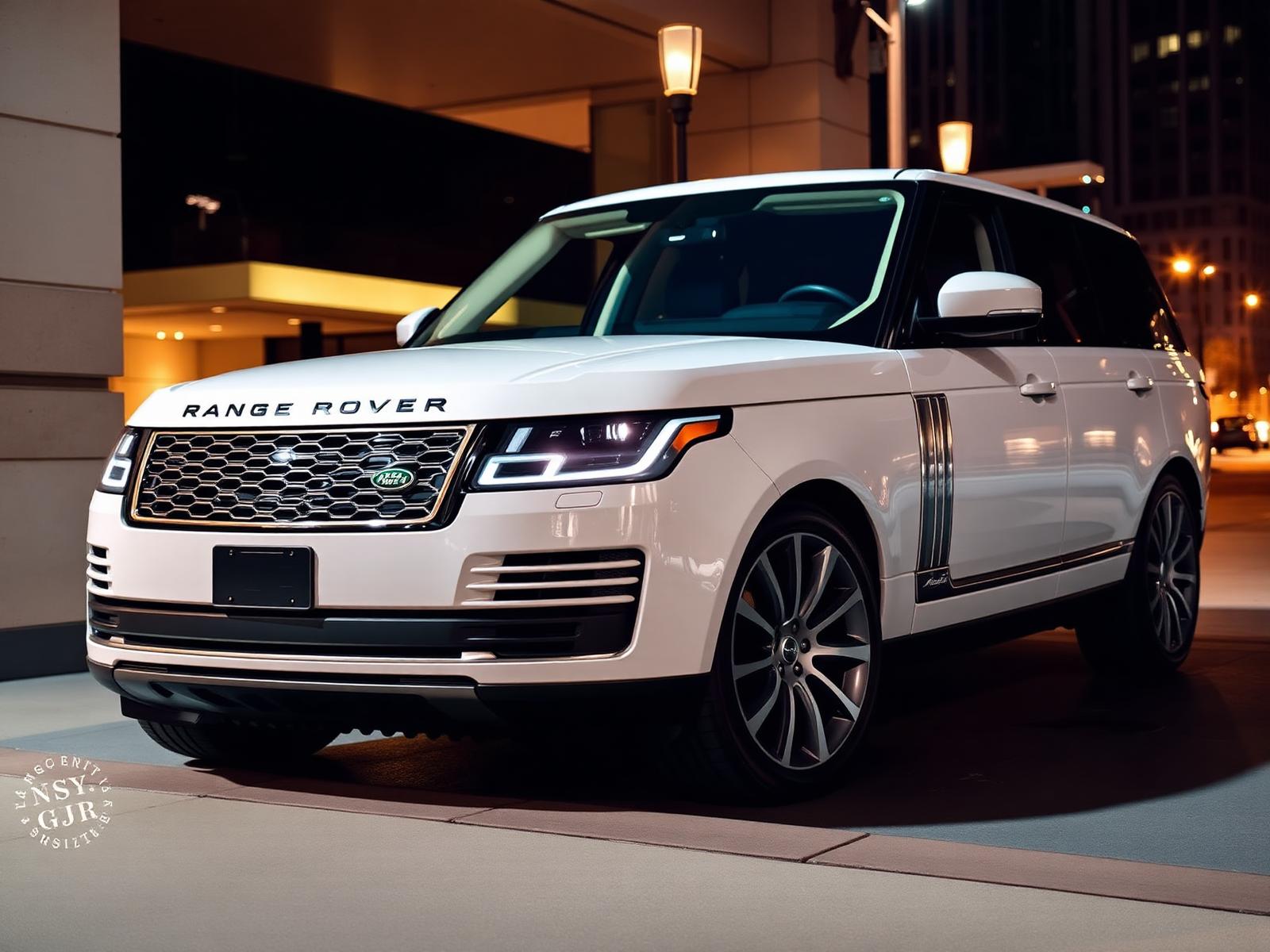 New Land Rover Autobiography at a downtown Fort Worth hotel valet