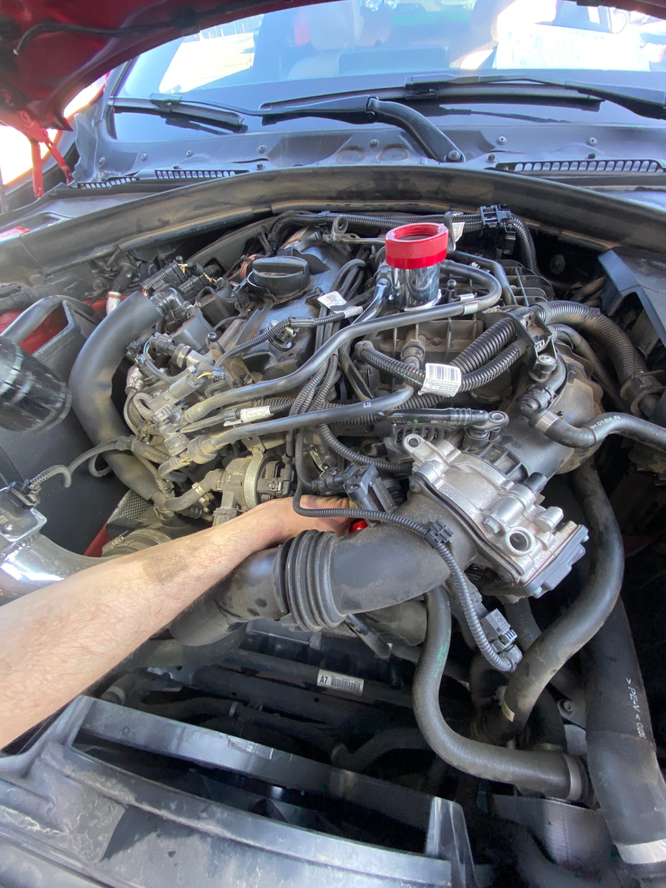 Land Rover engine bay diagnostics